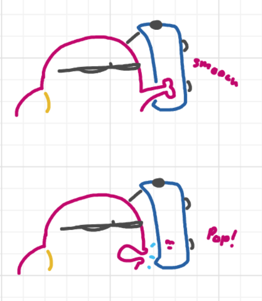 A panel from Running Duos, episode four of the Board Boards object show by Furretwalk/WalkingFurret.